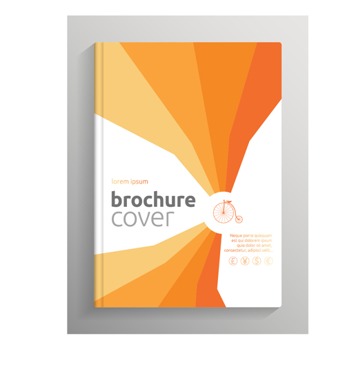 Brochure and book cover creative vector 05