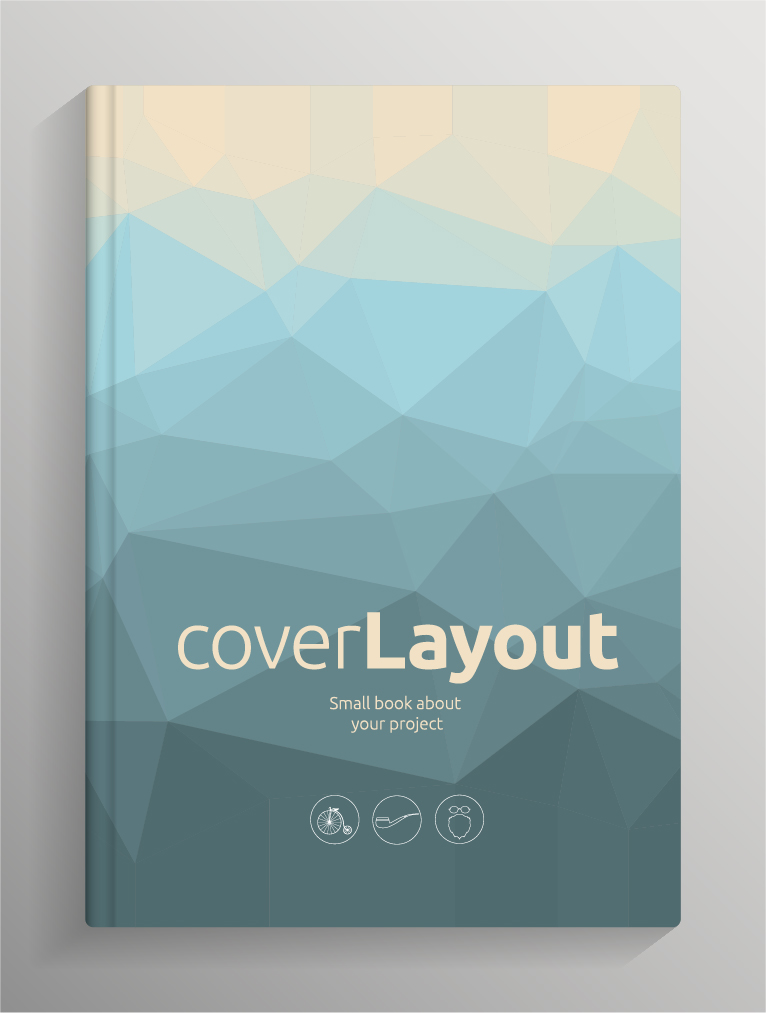 Brochure and book cover creative vector 10