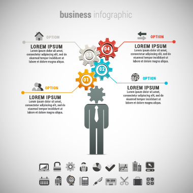 Business Infographic creative design 3206