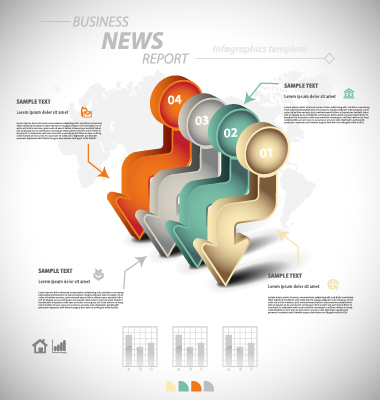 Business Infographic creative design 3208