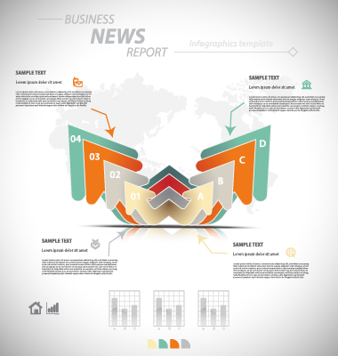 Business Infographic creative design 3209