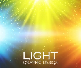Colorful magic light shiny background vector 04