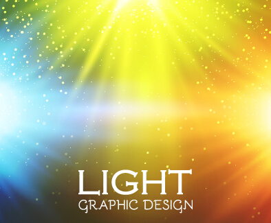 Colorful magic light shiny background vector 04