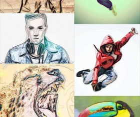 Creative Scribble Photoshop Action