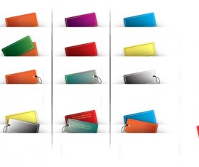 Crevice tag colored vector material