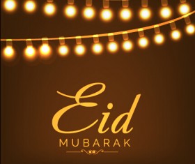 Eid mubarak celebrations vector background 01