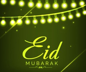 Eid mubarak celebrations vector background 03