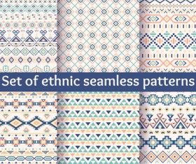 Ethnic ornament pattern seamless vector 02