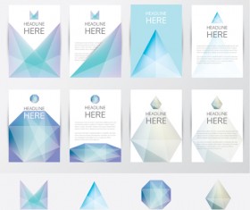 Flyer and cover brochure modern vector material 02