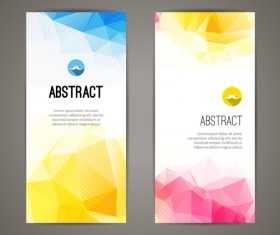 Geometric shapes cover brochure vectors 03