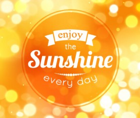 Halation summer art background vector 01