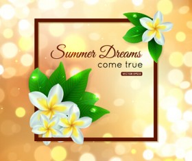 Halation summer art background vector 02
