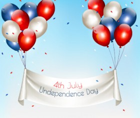 Happy birthday colorful balloons art background vector 04