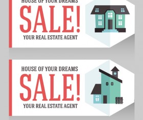 Home sales card creative vector 09