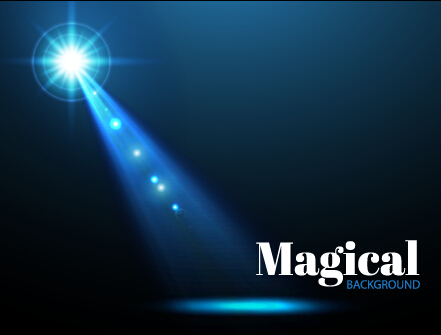 Magical light background art vector 03