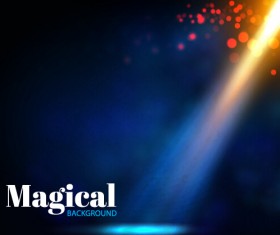 Magical light background art vector 05
