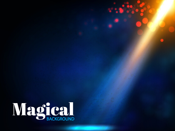 Magical light background art vector 05