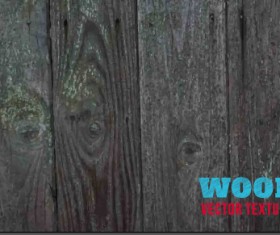 Old wooden texture art background vector set 08