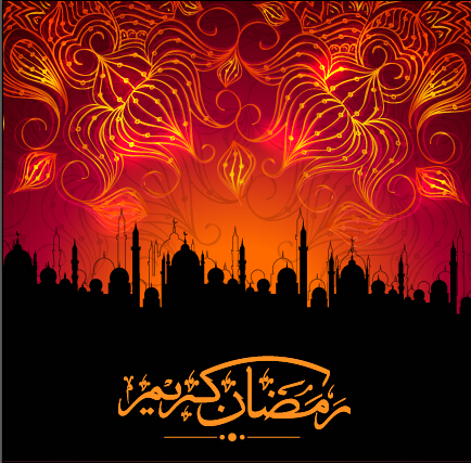Ramadan kareem Eid vector background 02