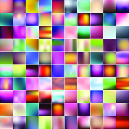 Smooth and colorful blurs vector background 03