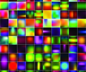 Smooth and colorful blurs vector background 05
