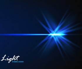 Tech light effects vector design 02