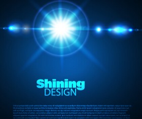 Tech light effects vector design 06