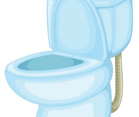Vector toilet design elements set 03