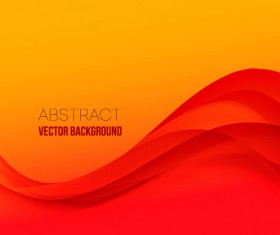 Vector wavy color background graphics 07