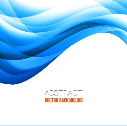 Vector wavy color background graphics 08