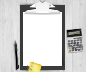 Work desktop template design vector 01