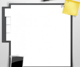 Work desktop template design vector 04