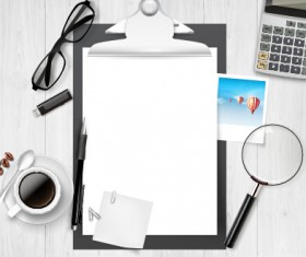 Work desktop template design vector 07