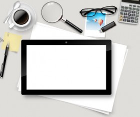 Work desktop template design vector 13