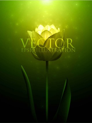 Advertising poster flower background vector 01