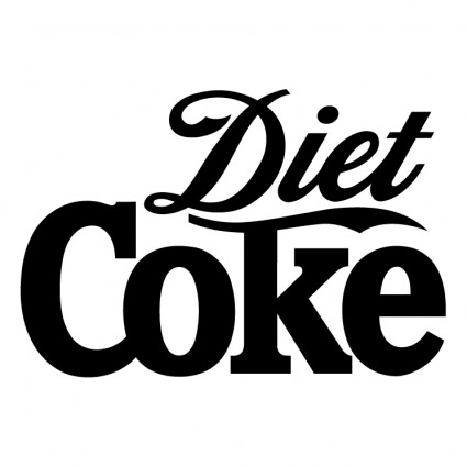 Diet coke Illustration vector