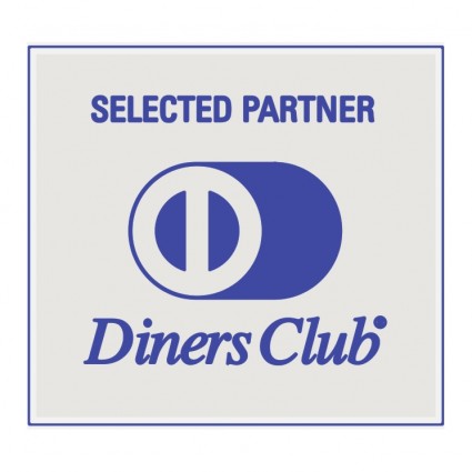 Logo diners club selected partner vector