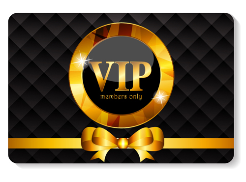 luxurious VIP members cards design vectors 01