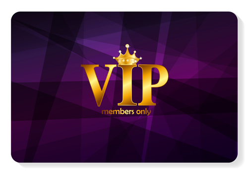 luxurious VIP members cards design vectors 02