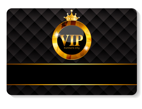 luxurious VIP members cards design vectors 04