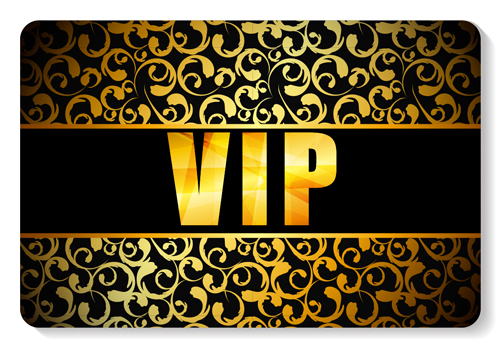 luxurious VIP members cards design vectors 07