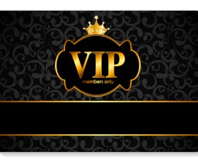 luxurious VIP members cards design vectors 09