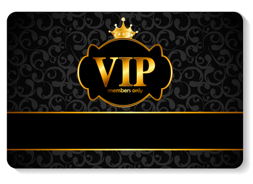 luxurious VIP members cards design vectors 09