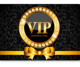luxurious VIP members cards design vectors 10