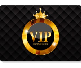 luxurious VIP members cards design vectors 16