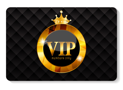 luxurious VIP members cards design vectors 16