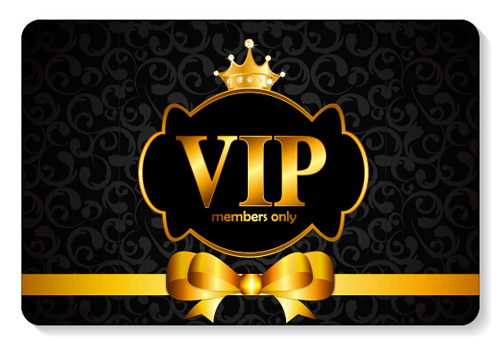 luxurious VIP members cards design vectors 17