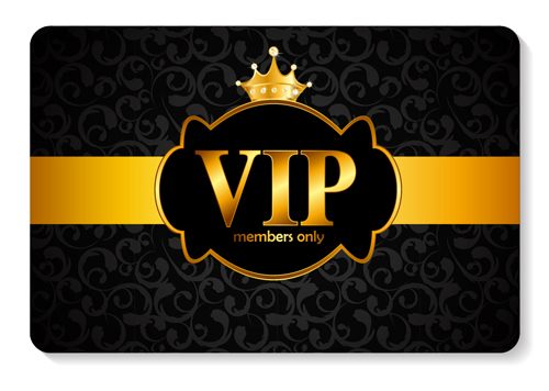luxurious VIP members cards design vectors 20