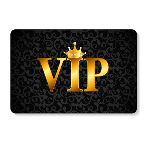 luxurious VIP members cards design vectors 23