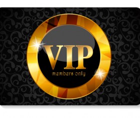 luxurious VIP members cards design vectors 25